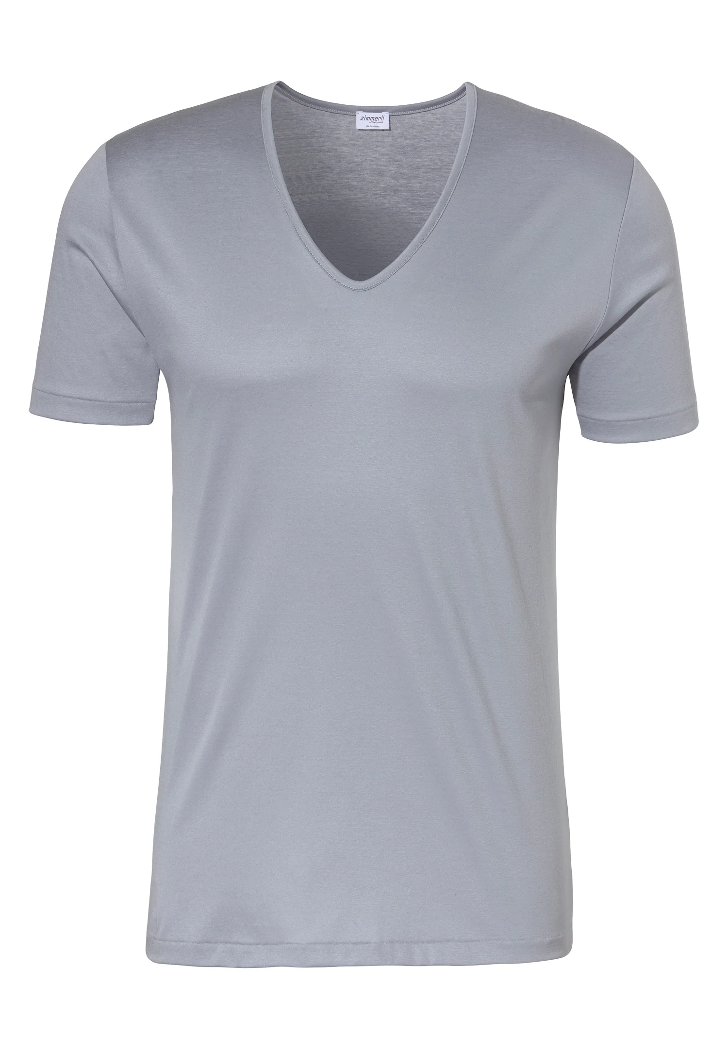 Sea Island | T-Shirt kurzarm V-Ausschnitt - smoky blue - Image 2