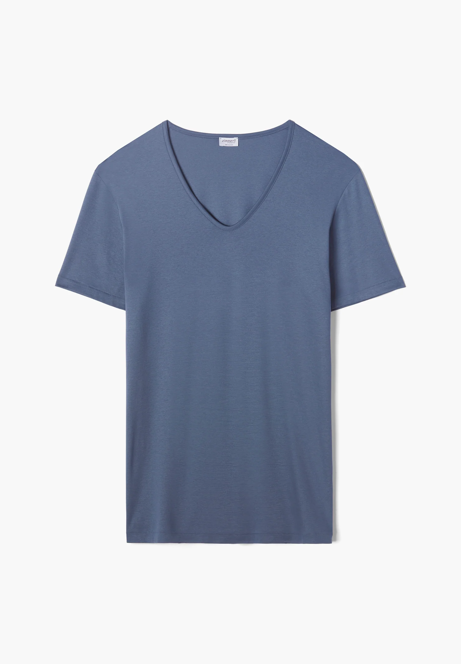 Sea Island | T-Shirt kurzarm V-Ausschnitt - steel blue - Image 2