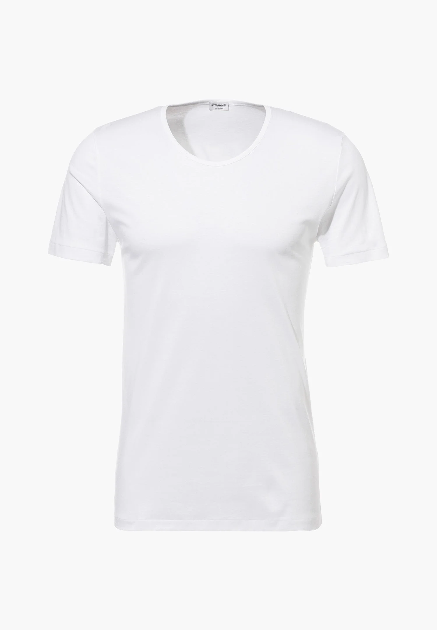 Sea Island | T-Shirt kurzarm, Rundhals schmaler Kragen - weiss - Image 2