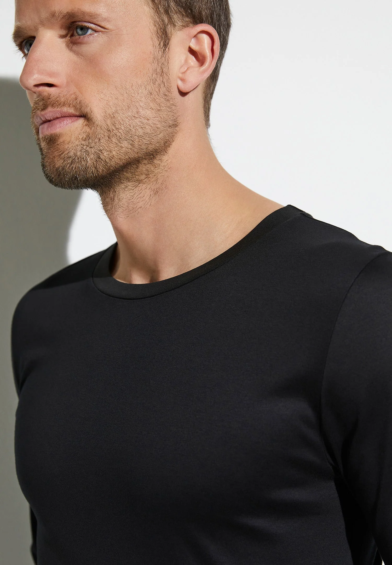 Sea Island | T-Shirt langarm - schwarz - Image 3