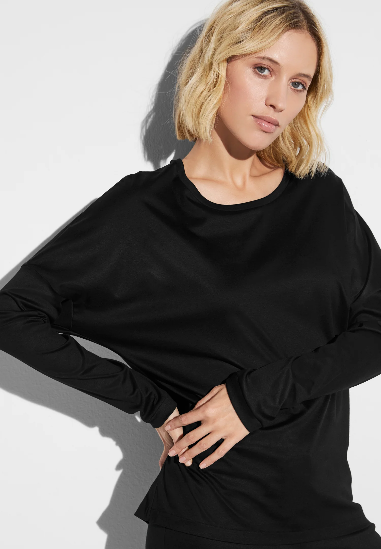 Sea Island | T-Shirt langarm - schwarz - Image 3
