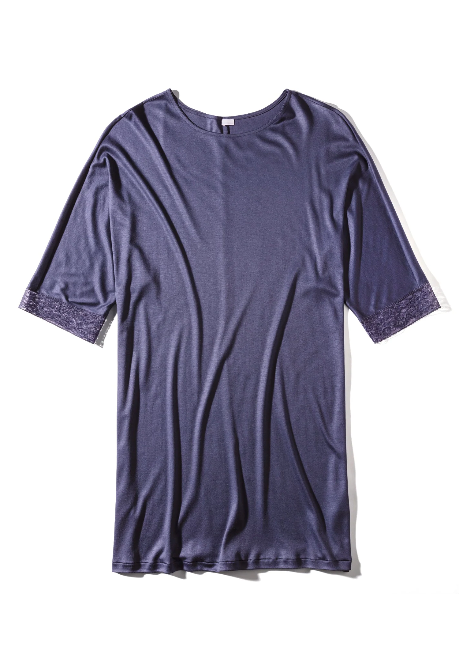 Silk Dreams | Sleepshirt 3/4-Ärmel - iris blue - Image 5