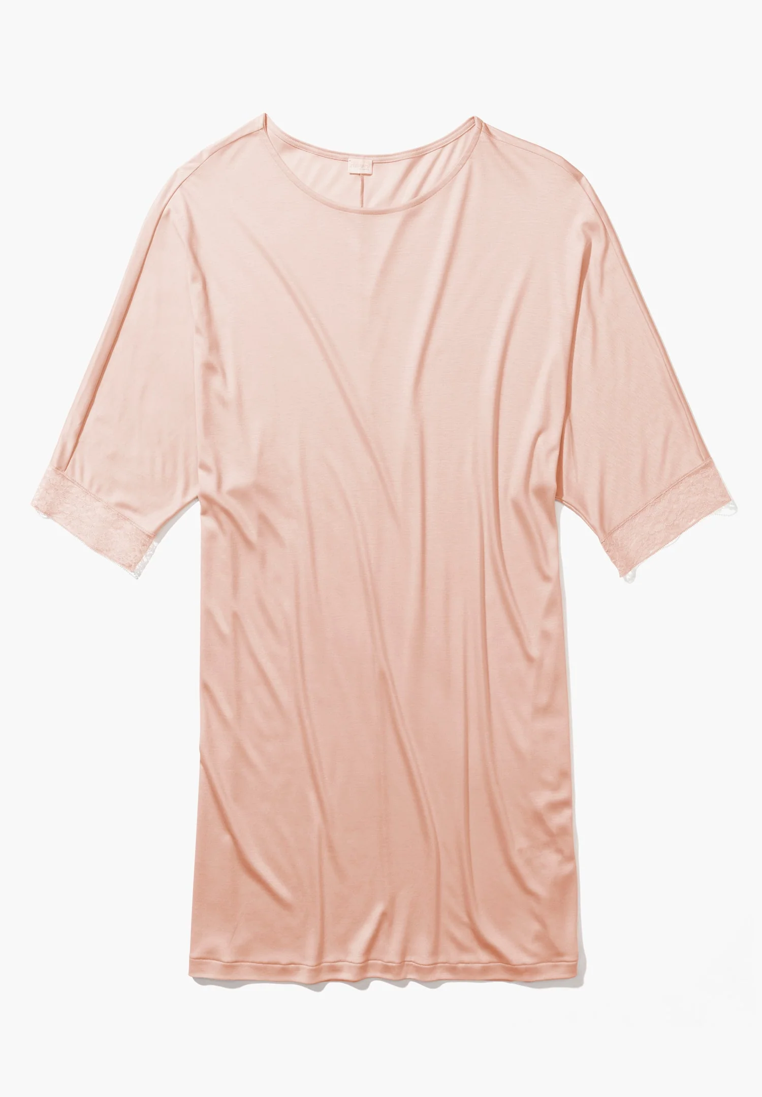 Silk Dreams | Sleepshirt 3/4-Ärmel - rose dust - Image 4