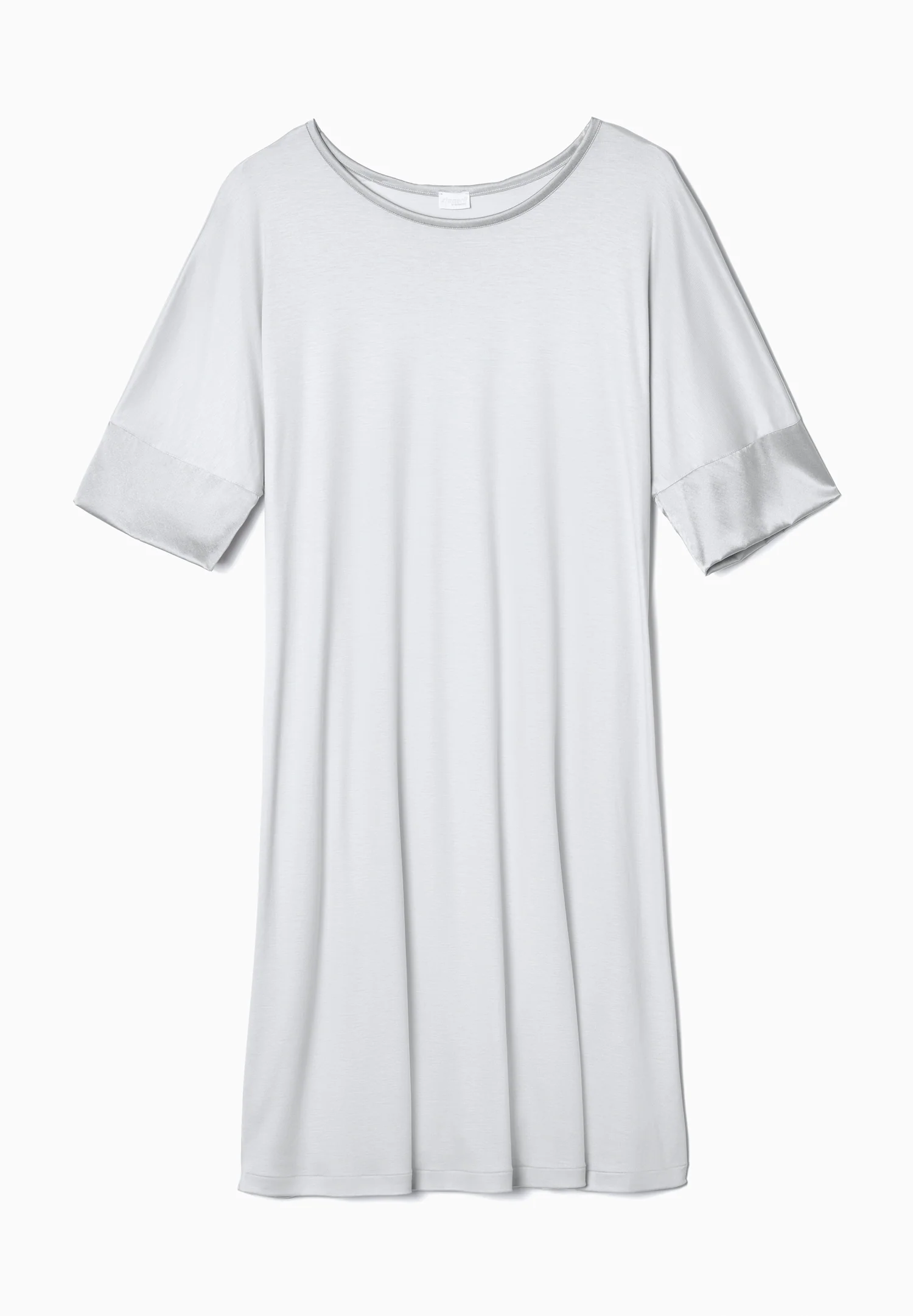 Silk Dreams | Sleepshirt kurzarm - grey marble - Image 2