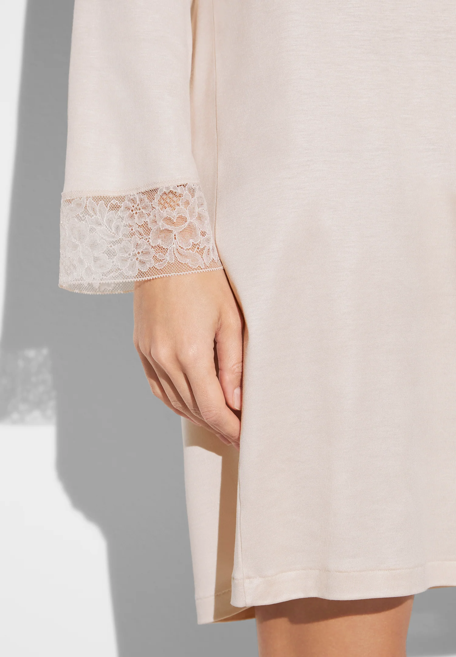 Silk Dreams | Sleepshirt langarm - vanilla - Image 3