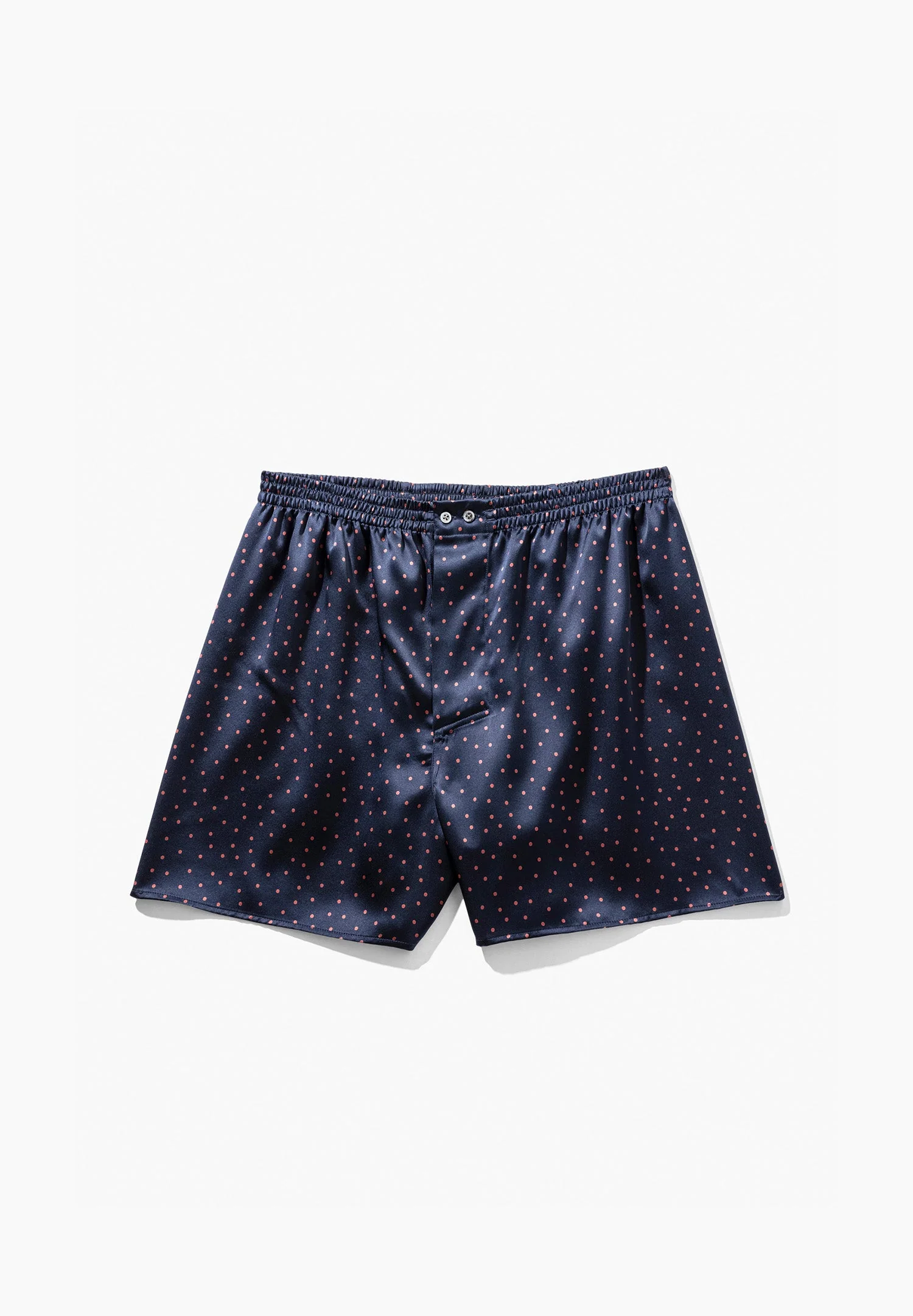 Silk Nightwear | Boxer Shorts - dots - Image 4