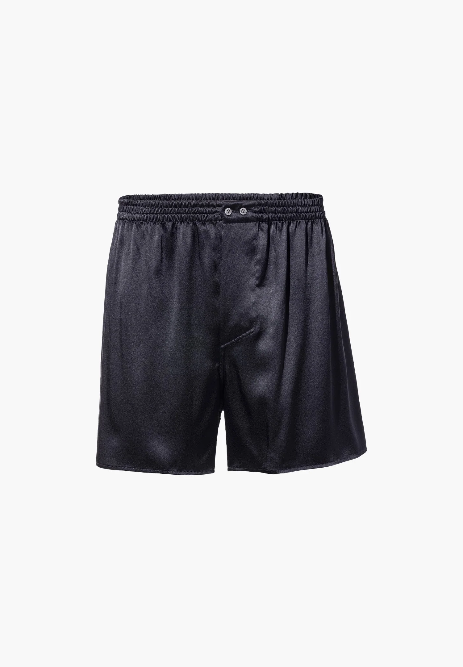 Silk Nightwear | Boxer Shorts - navy - Image 2