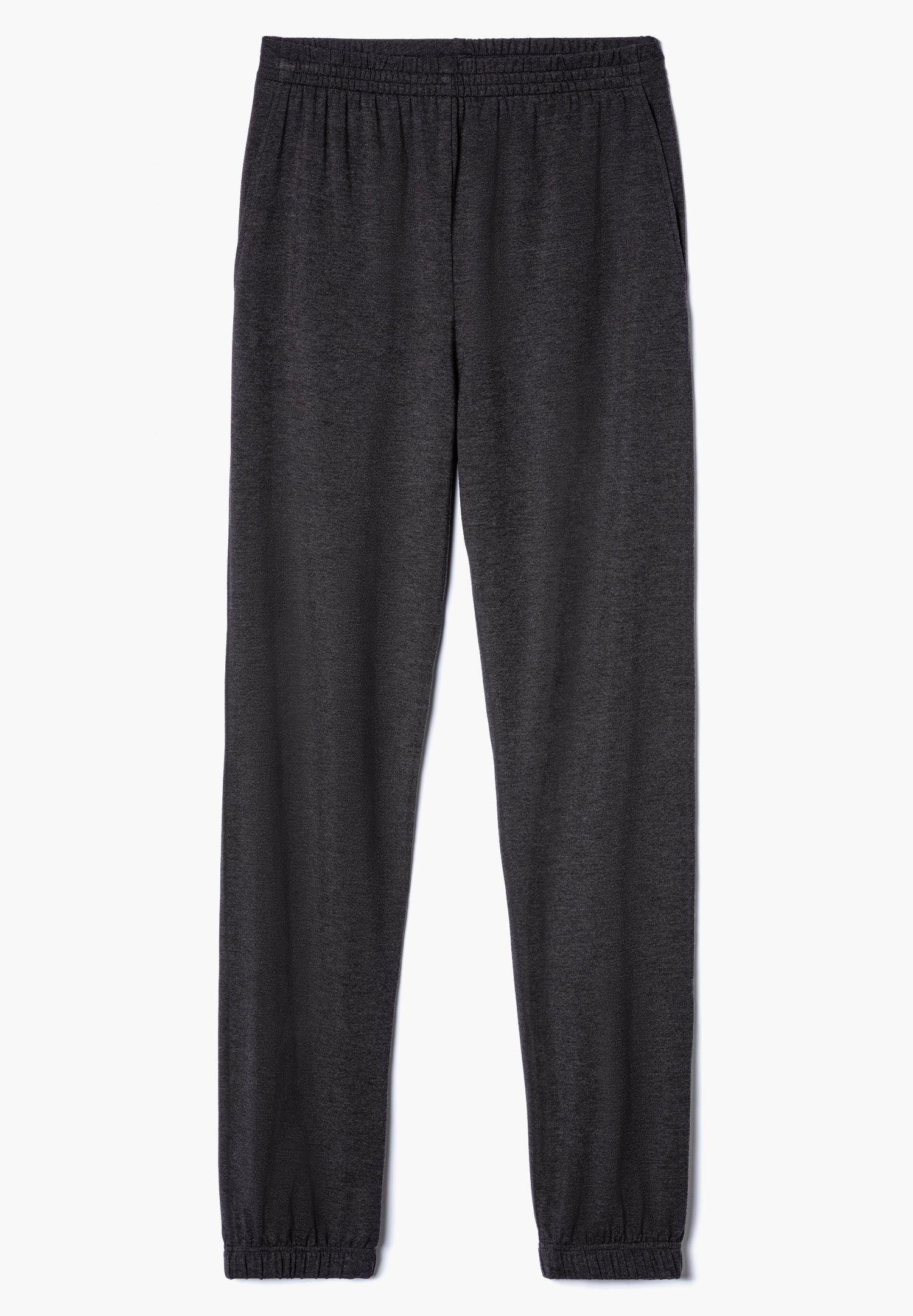 Soft Lounge | Hose lang - dark grey mélange - Image 2