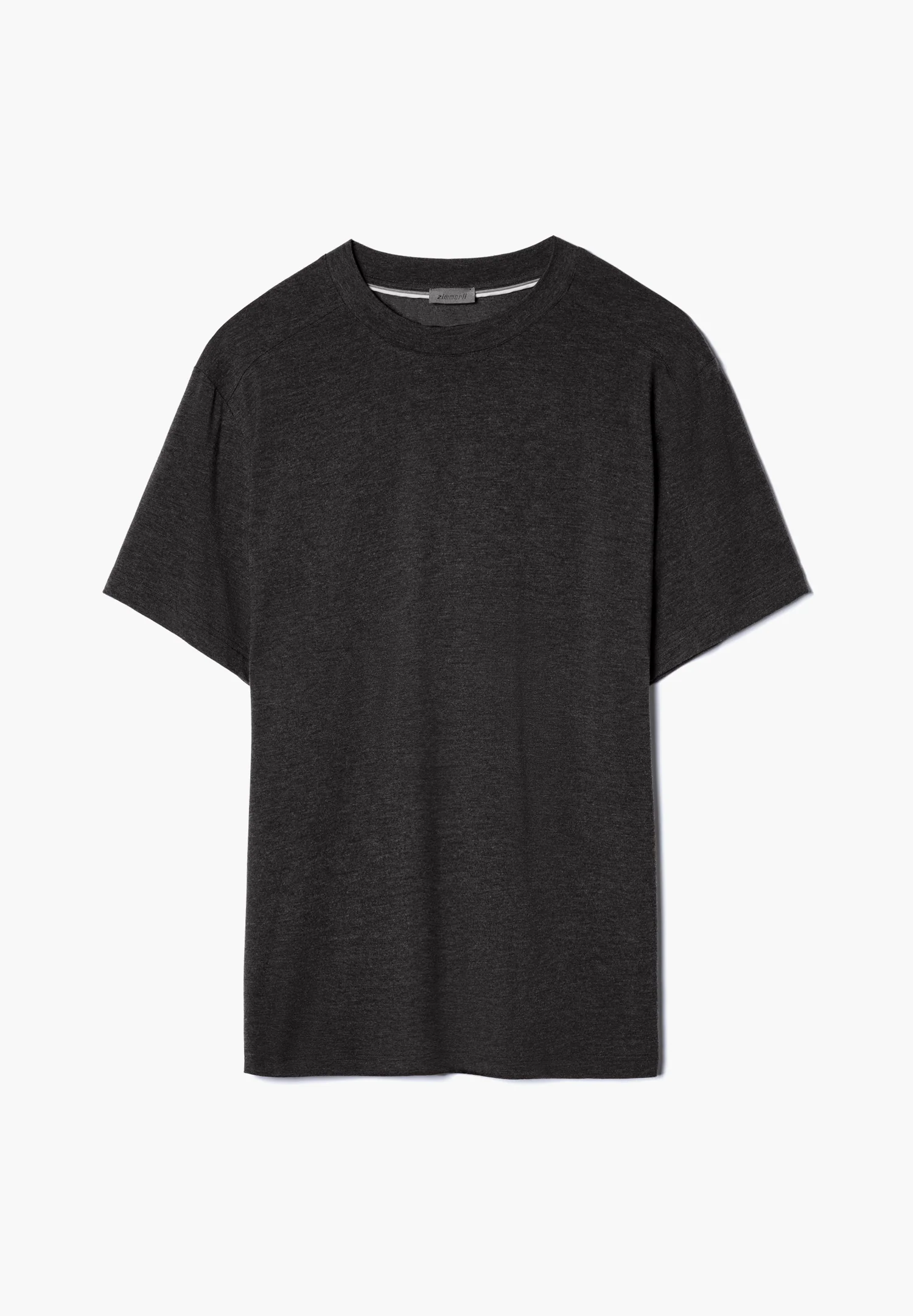 Soft Lounge | T-Shirt kurzarm - dark grey mélange - Image 2