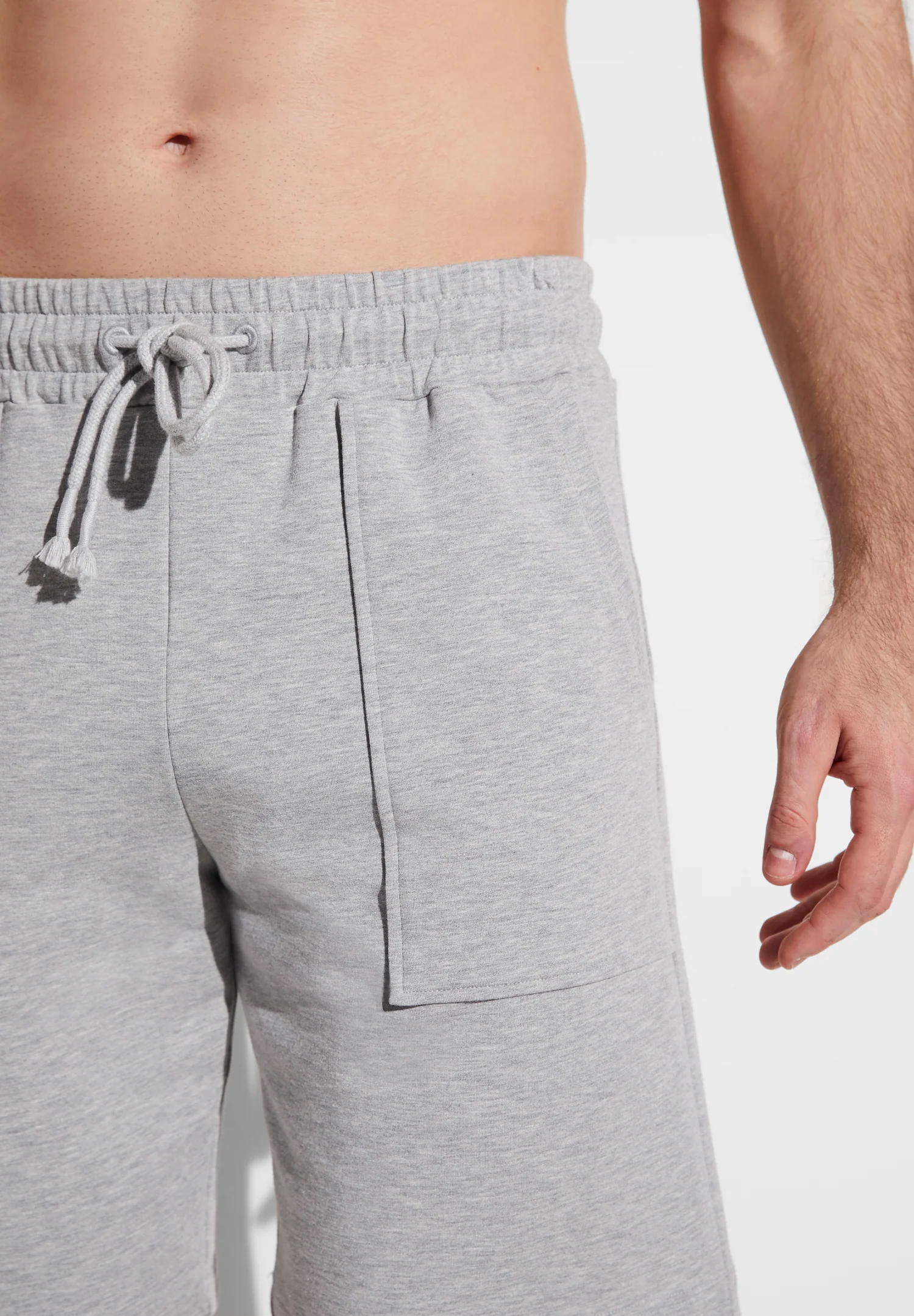 Summer Lounge | Hose kurz - light grey mélange - Image 4