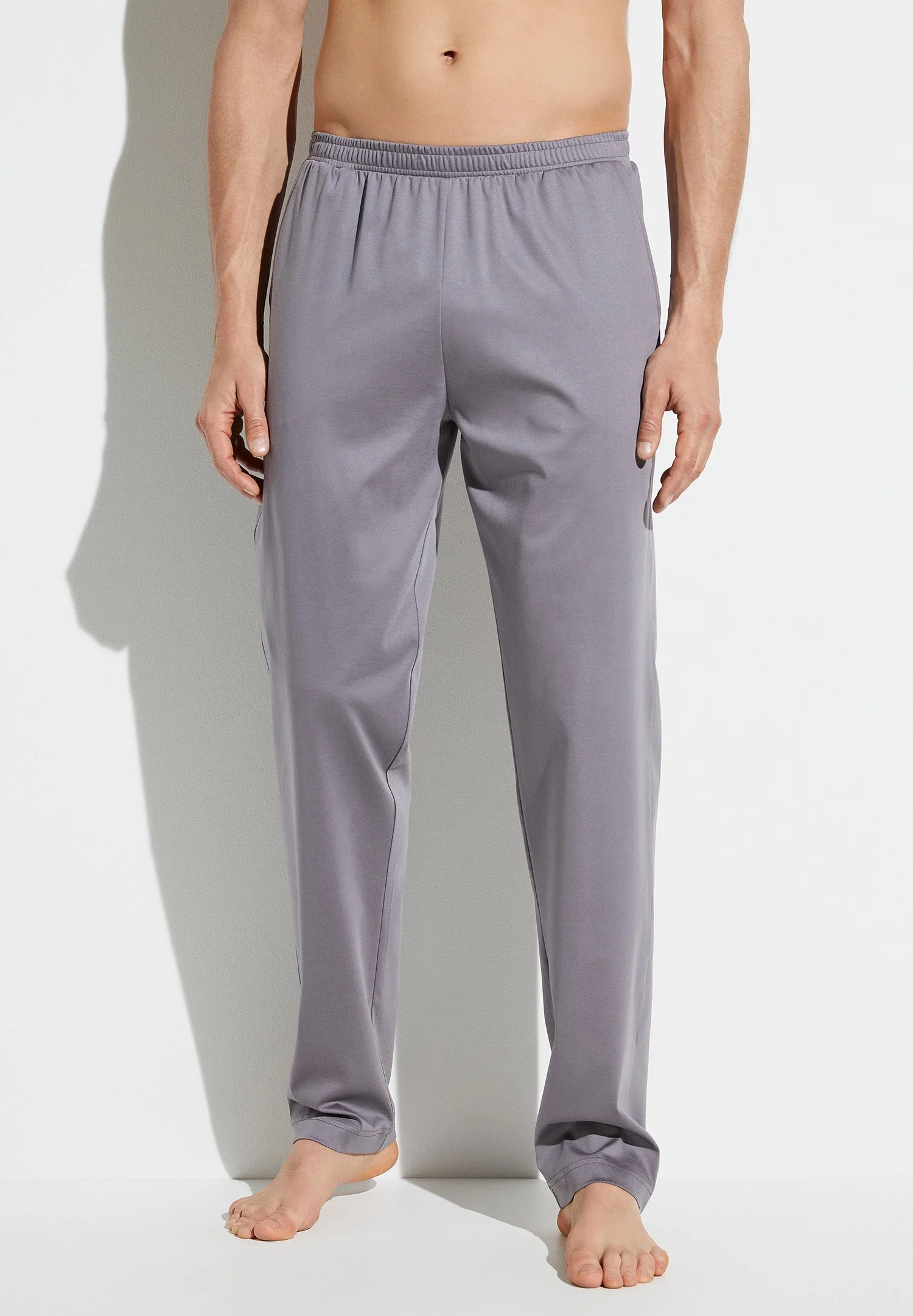 Supreme Green Cotton | Hose lang - grau