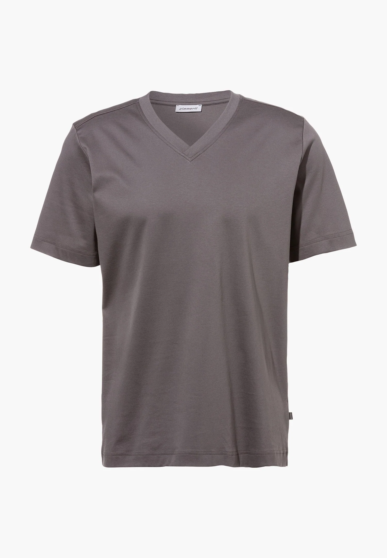 Supreme Green Cotton | T-Shirt kurzarm V-Ausschnitt - grau - Image 2