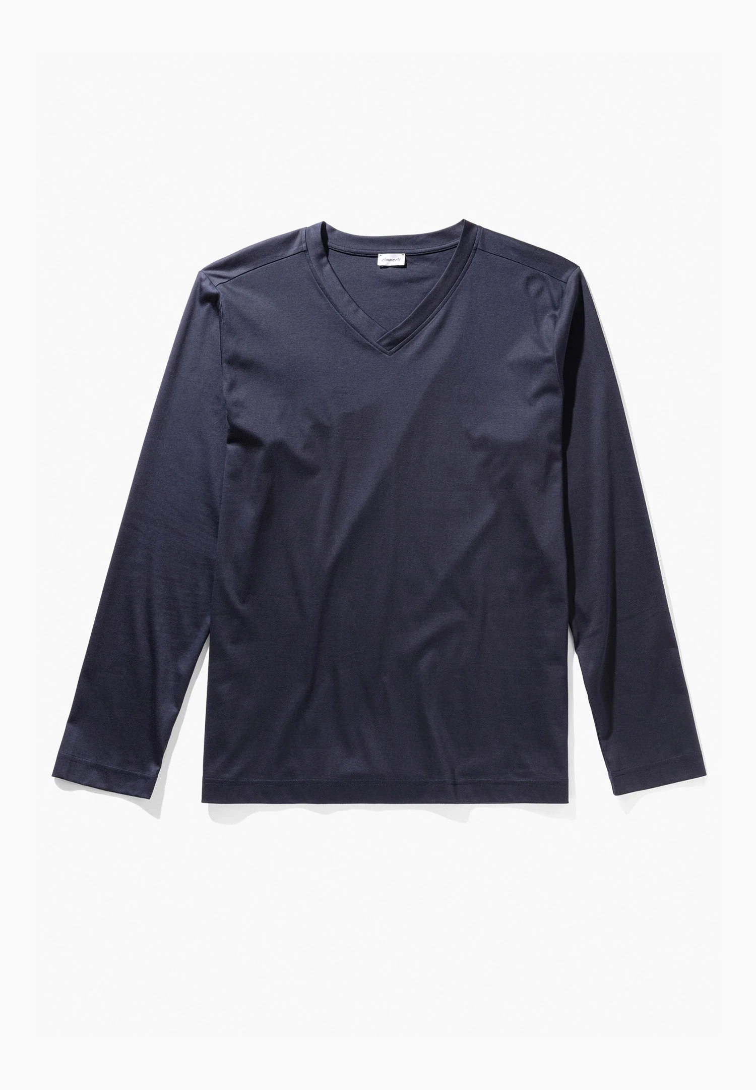 Supreme Green Cotton | T-Shirt langarm V-Ausschnitt - navy - Image 4