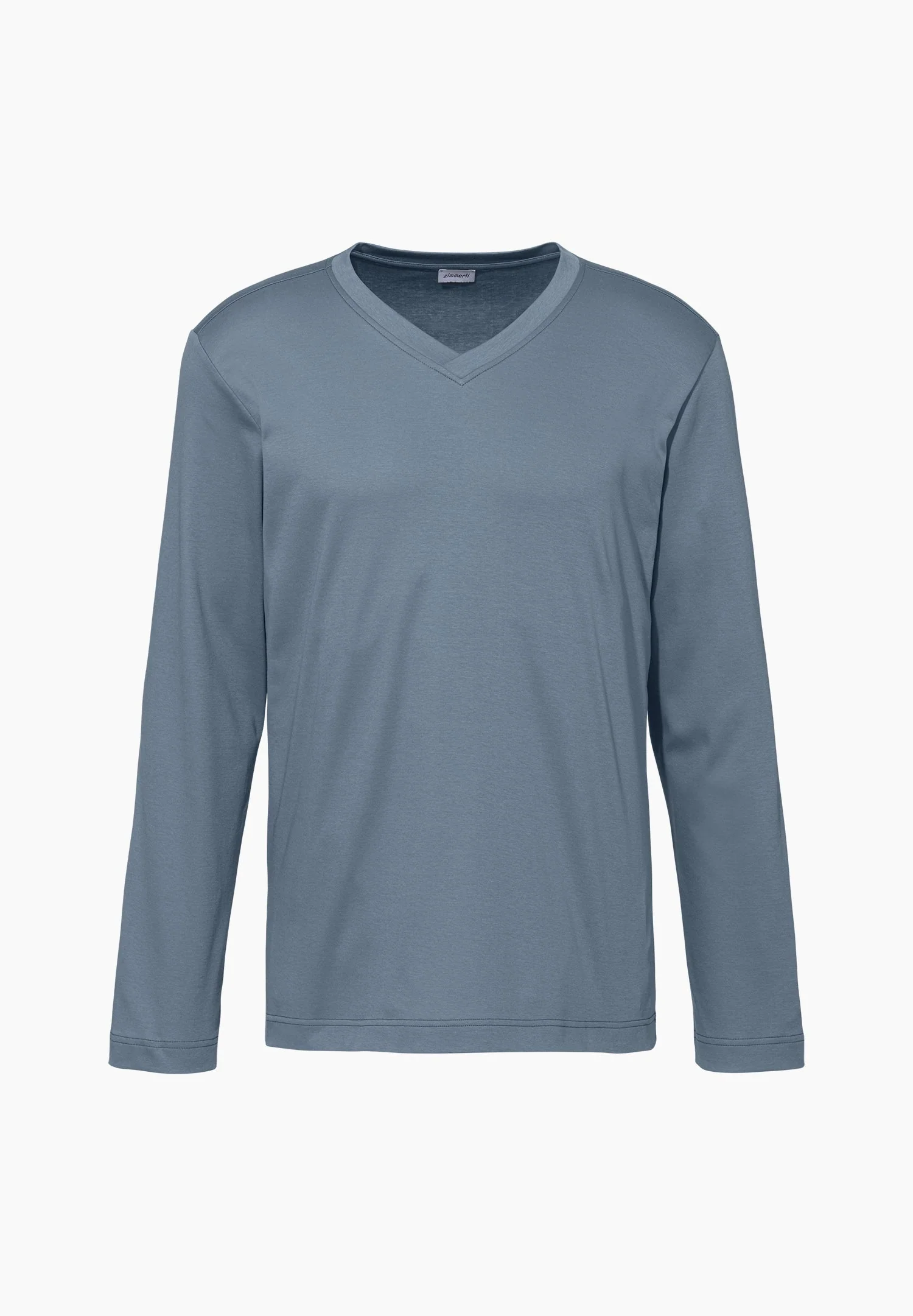 Supreme Green Cotton | T-Shirt langarm V-Ausschnitt - north lake - Image 2