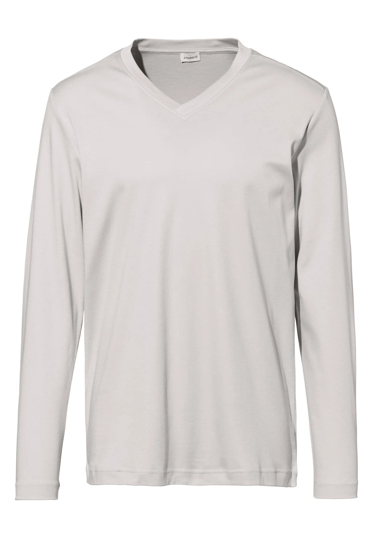 Supreme Green Cotton | T-Shirt langarm V-Ausschnitt - sand dust - Image 2