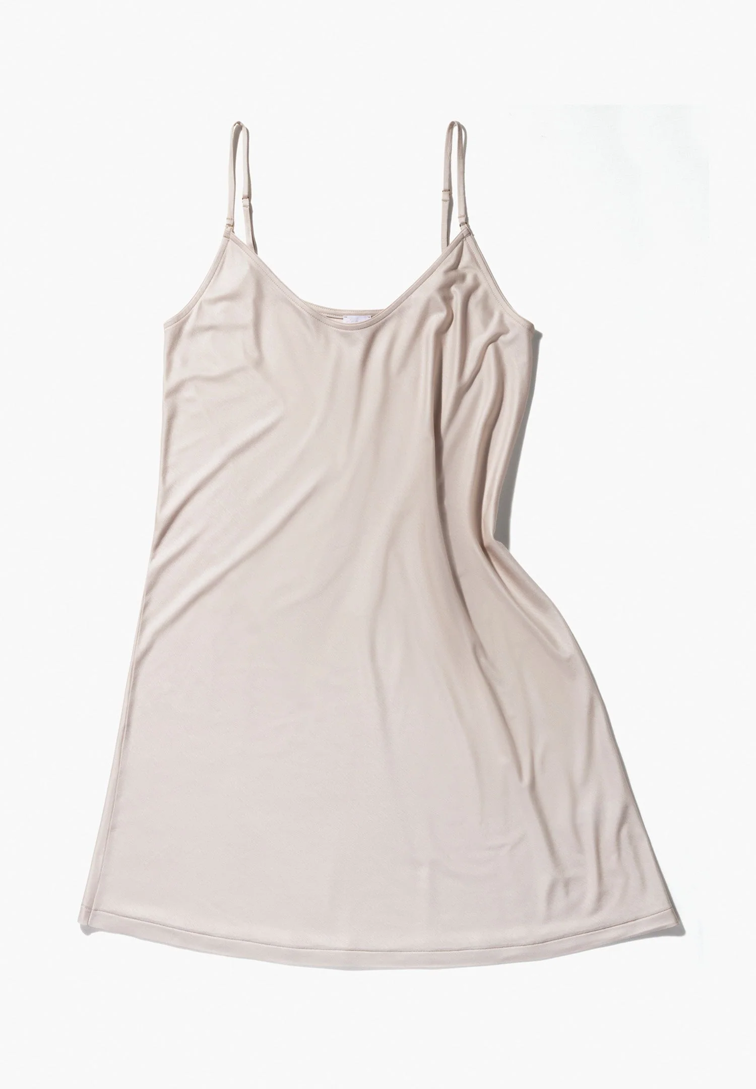 Sustainable Luxury | Kurzes Kleid Spaghettiträger - dove - Image 4