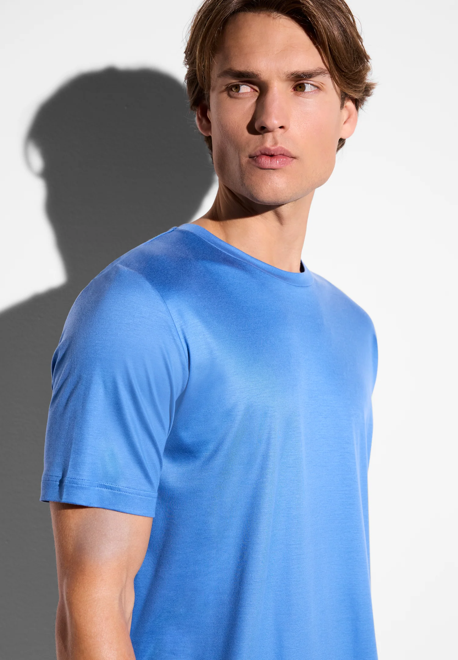 Sustainable Luxury | Pyjama kurz - cadet blue - Image 3