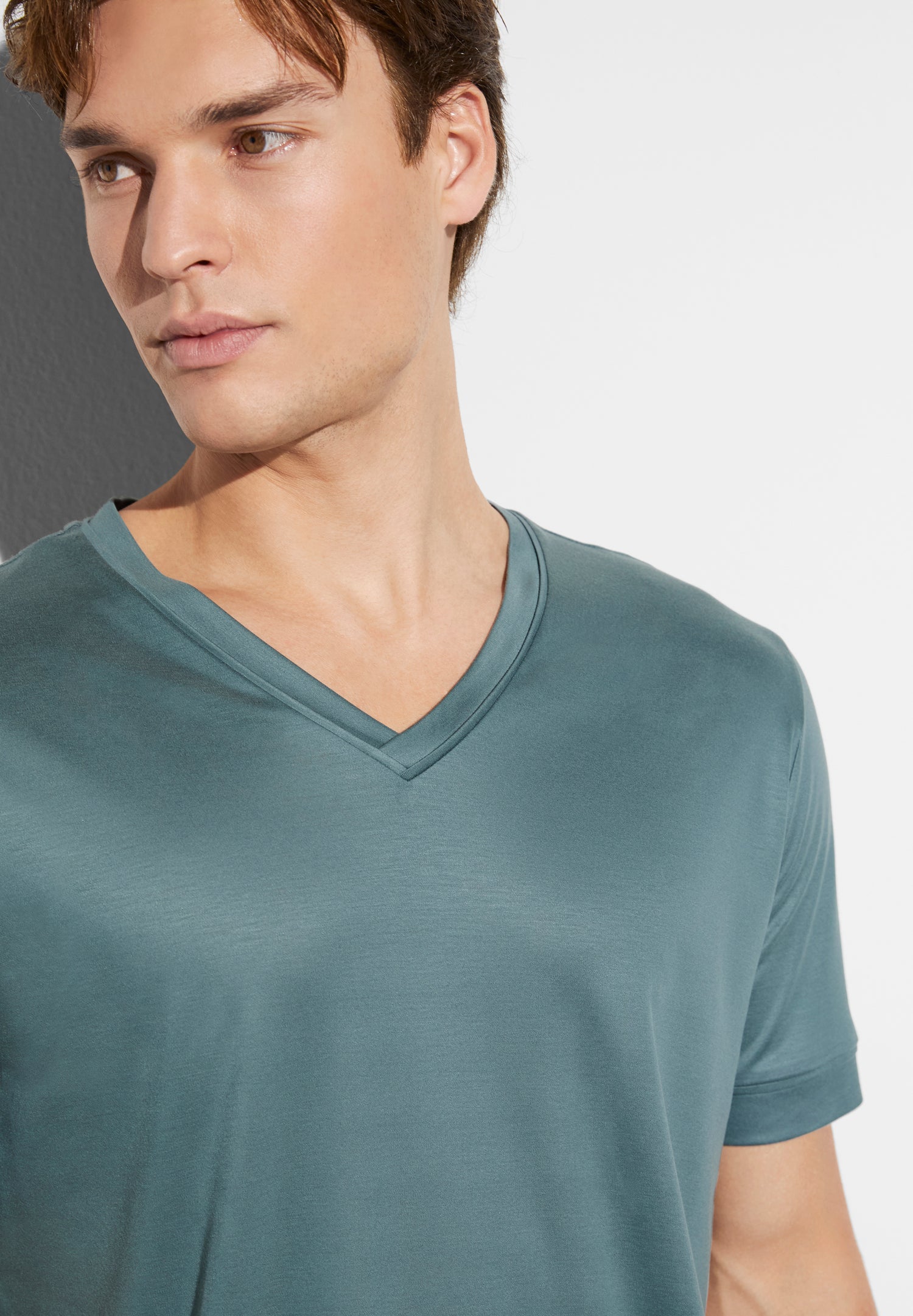 Sustainable Luxury | Pyjama kurz - jade - Image 3