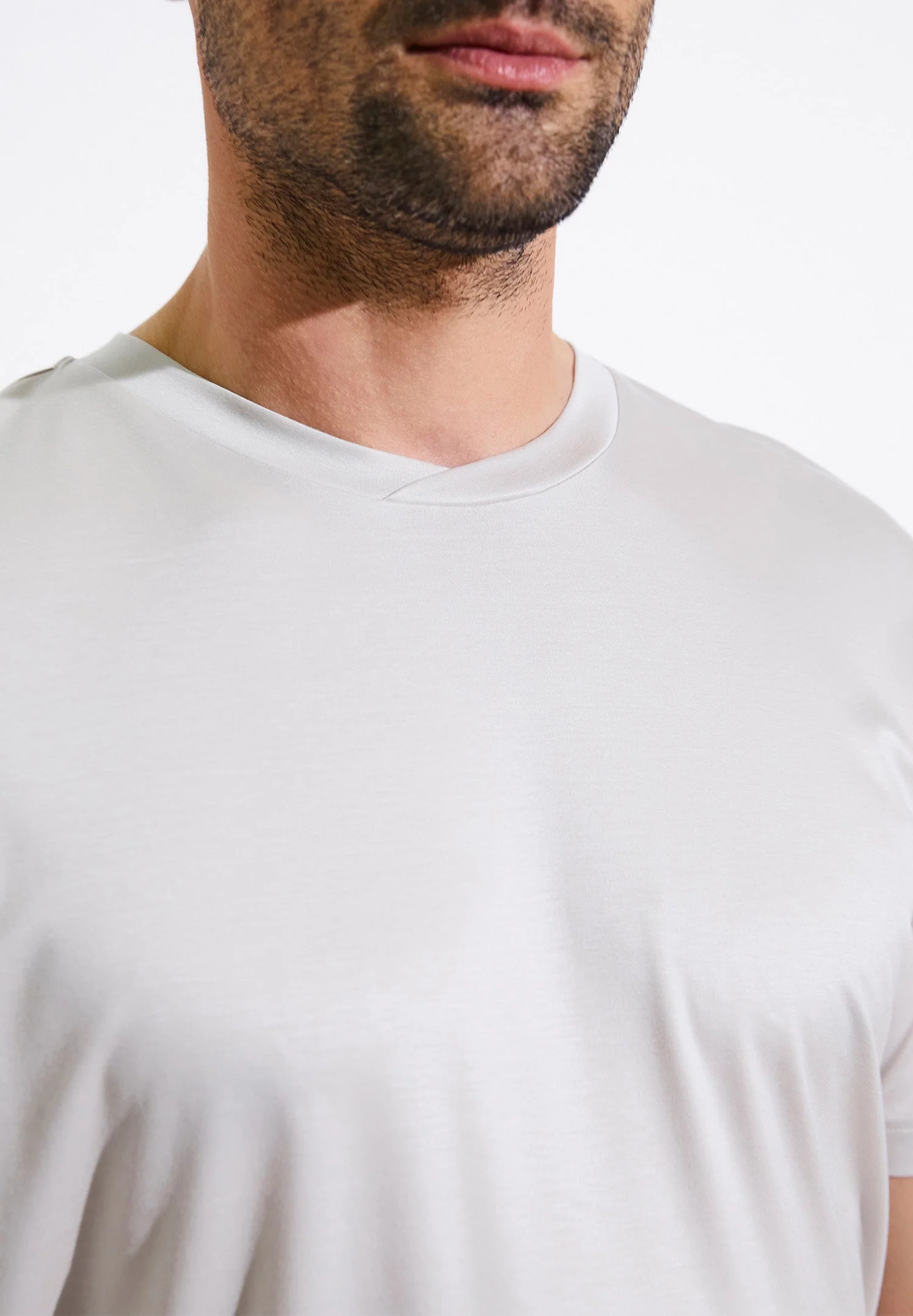 Sustainable Luxury | Pyjama kurz - light grey - Image 3