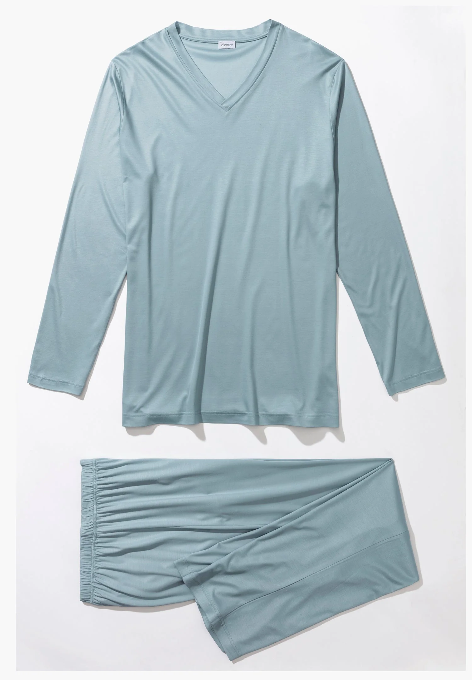 Sustainable Luxury | Pyjama lang - blue grey - Image 4