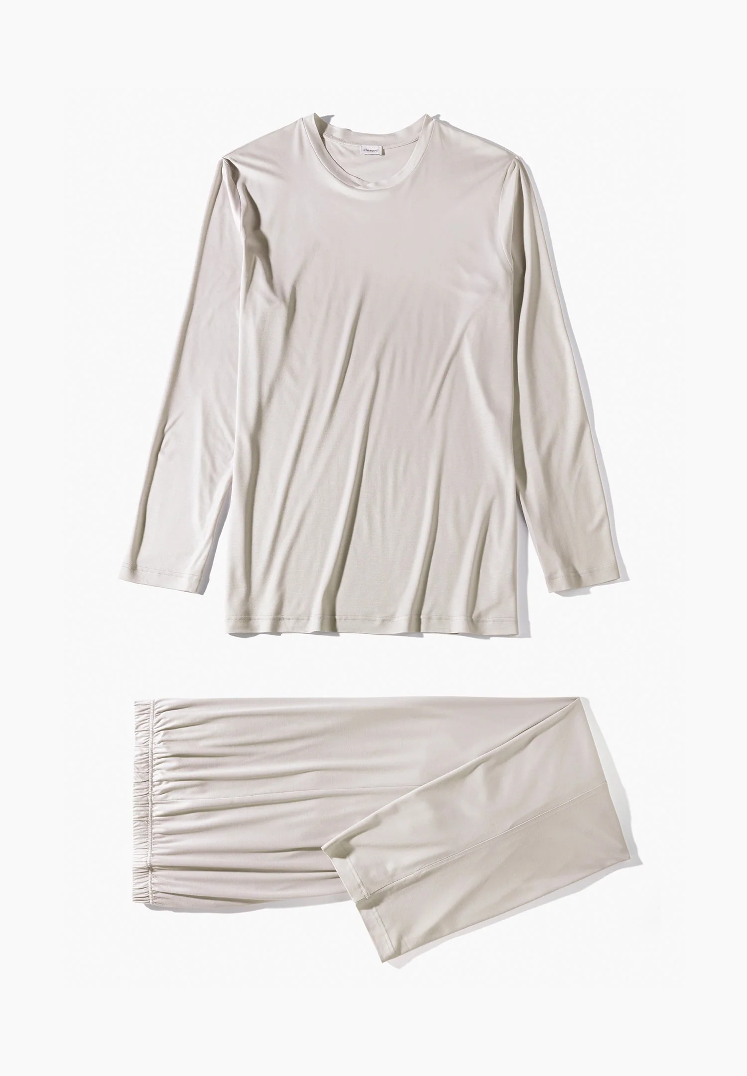 Sustainable Luxury | Pyjama lang - light grey - Image 4