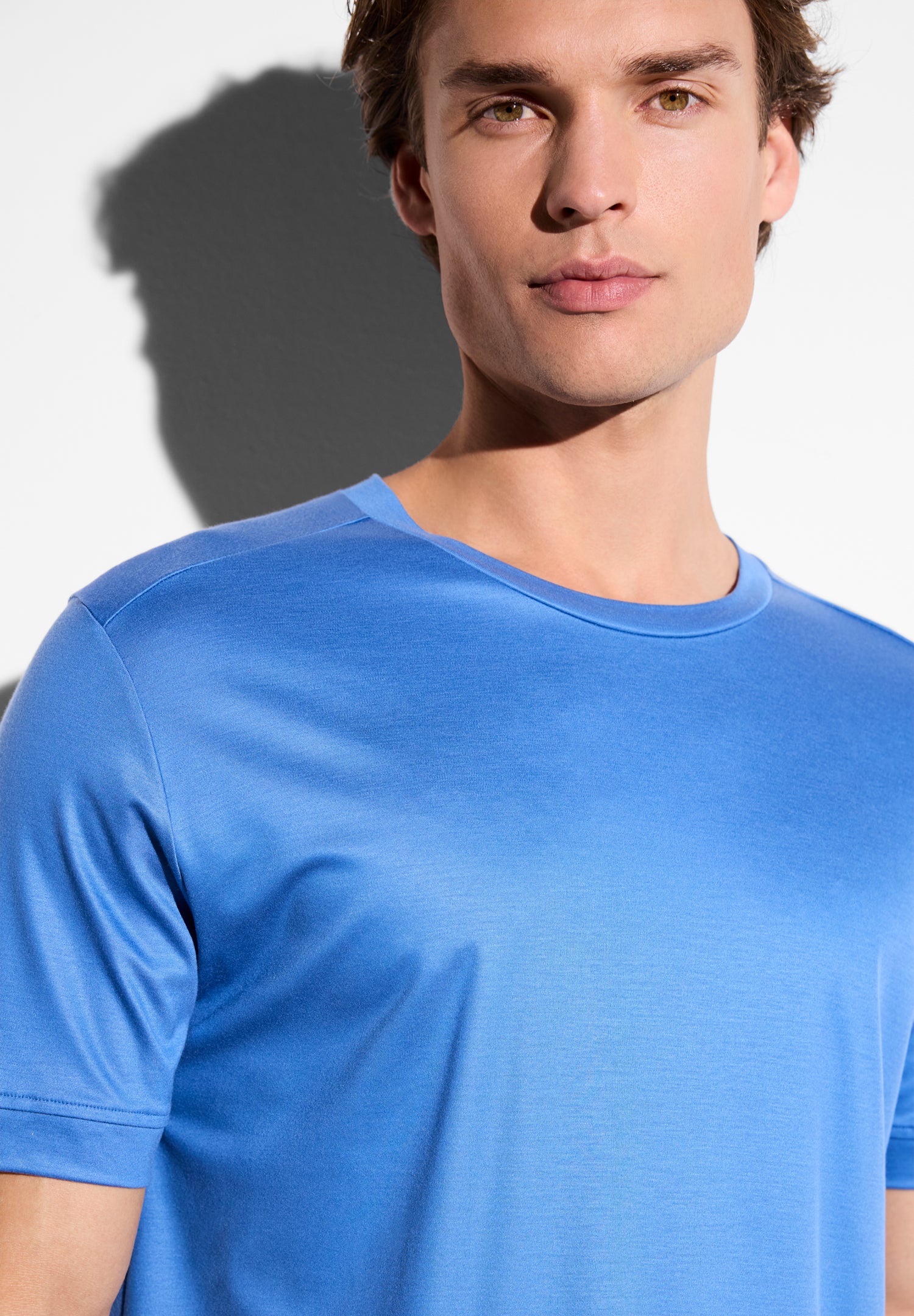 Sustainable Luxury | T-Shirt kurzarm - cadet blue - Image 3