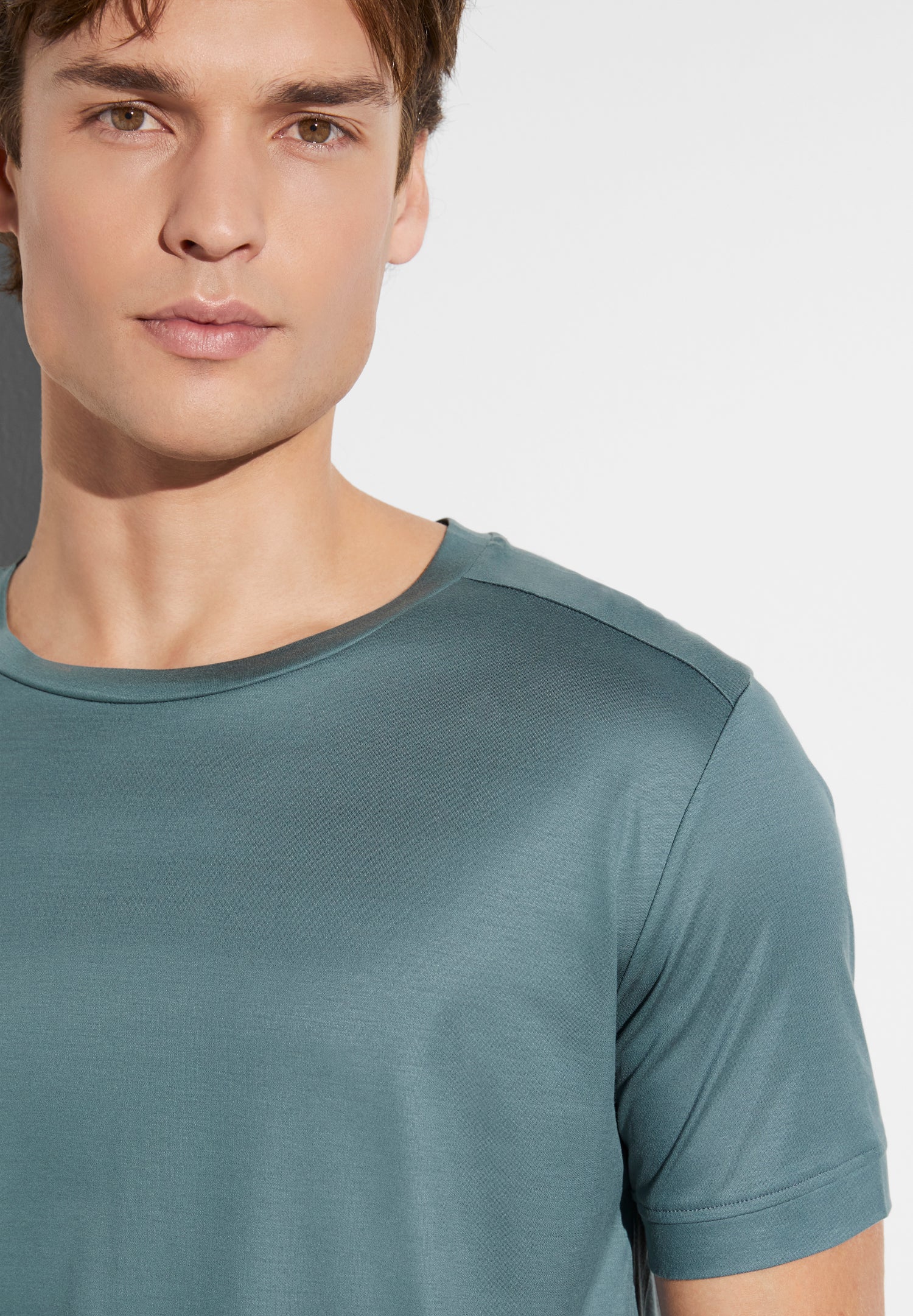 Sustainable Luxury | T-Shirt kurzarm - jade - Image 3