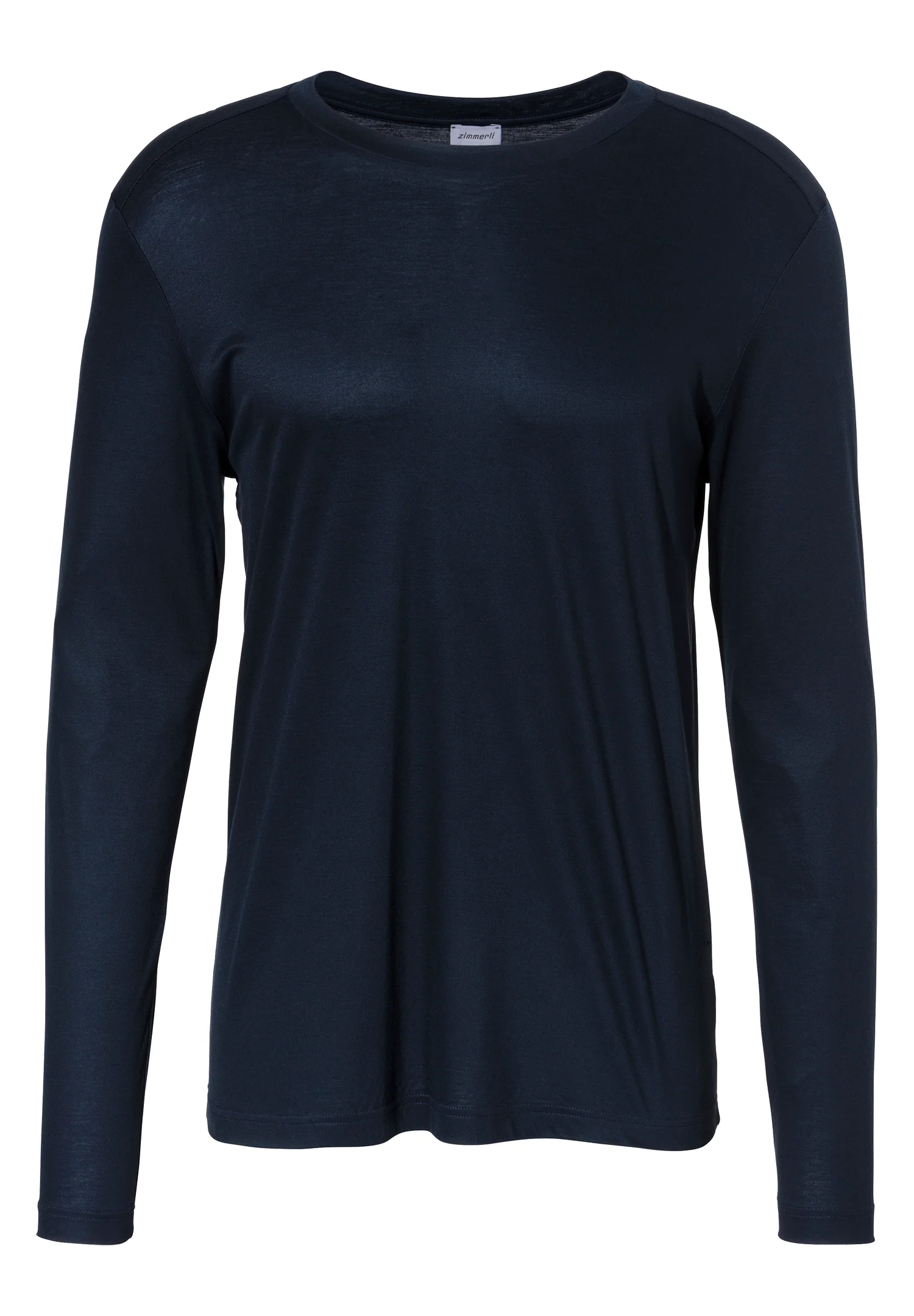 Sustainable Luxury | T-Shirt langarm - twilight blue - Image 2