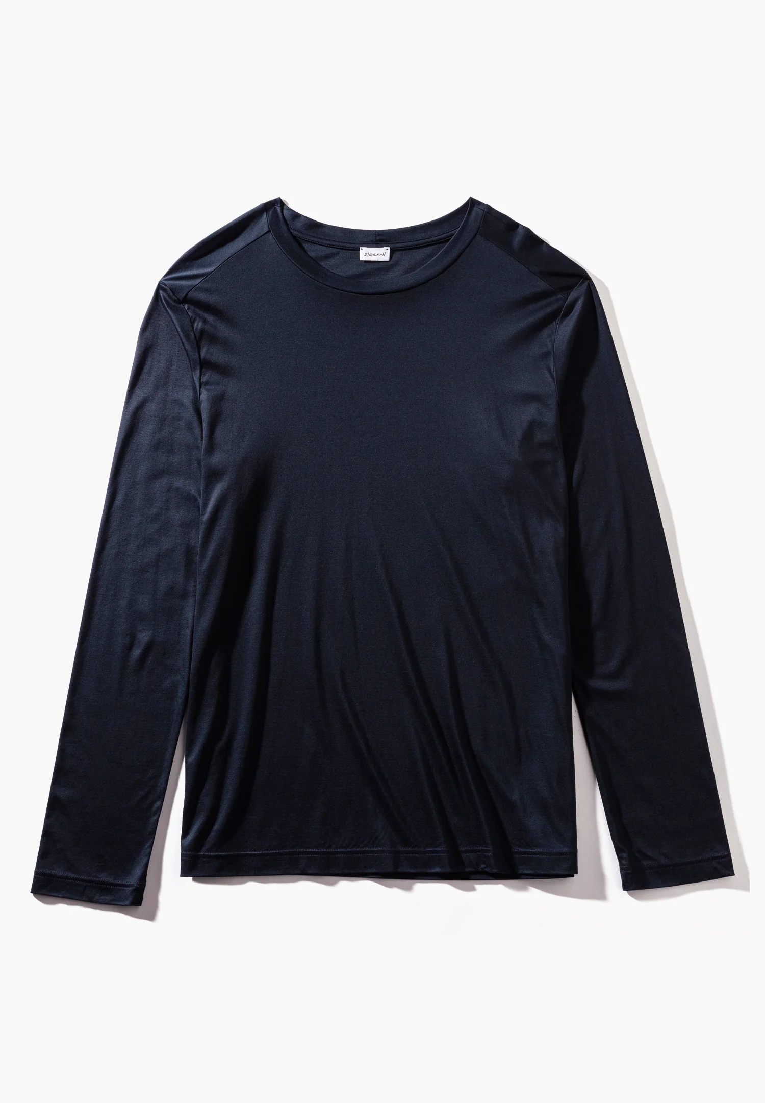 Sustainable Luxury | T-Shirt langarm - twilight blue - Image 4