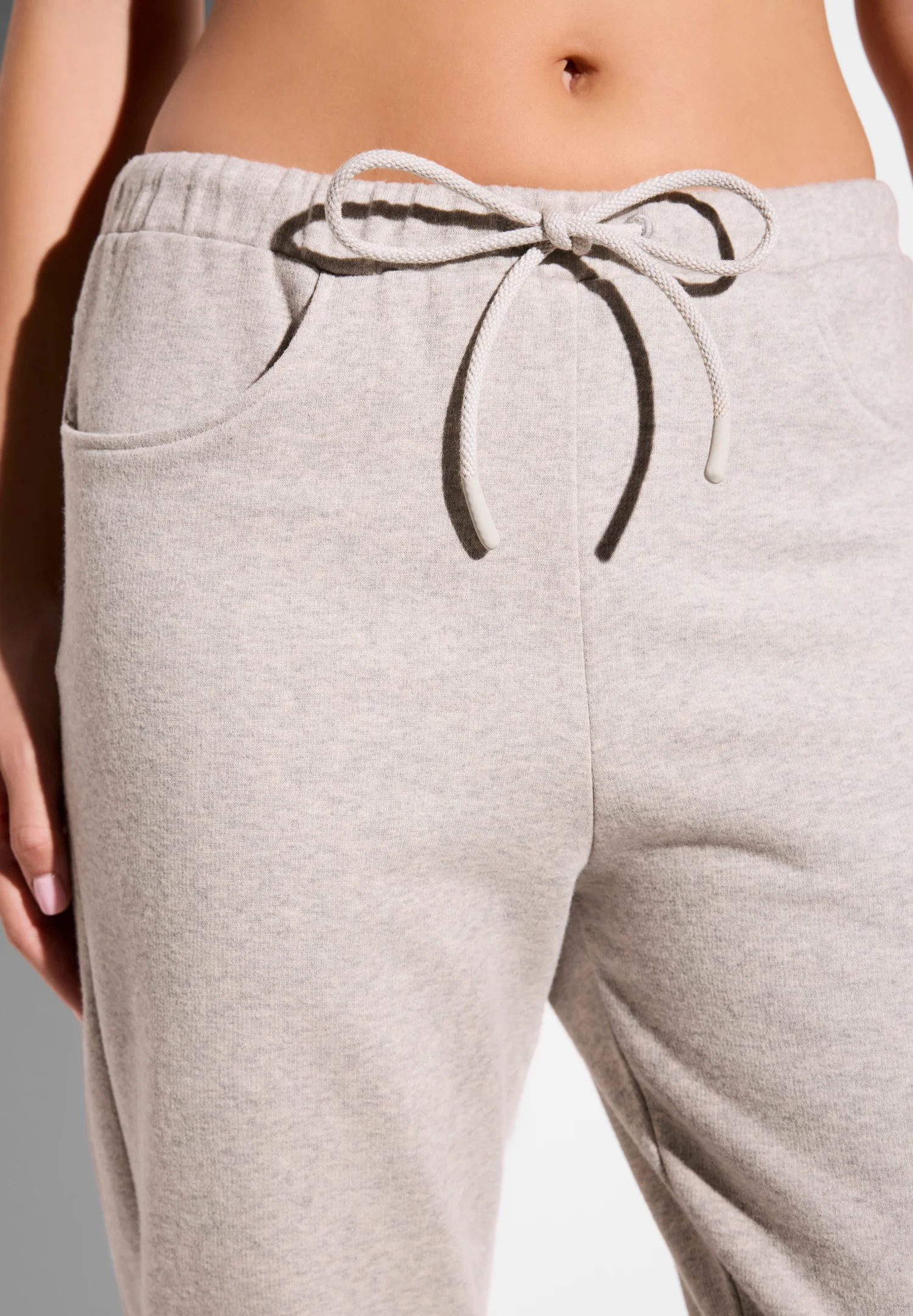 Winter Lounge | Hose lang - light grey mélange - Image 4