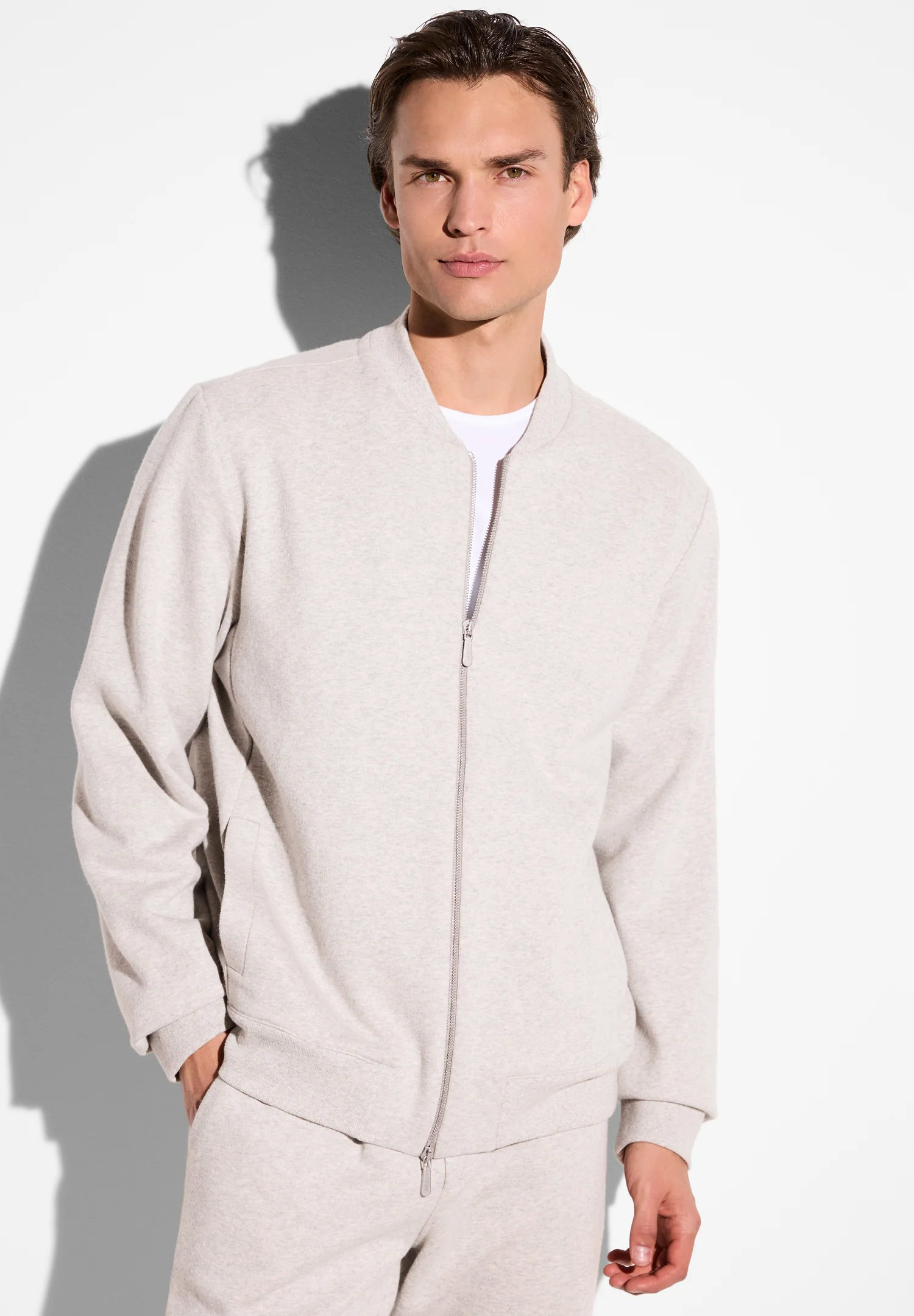 Winter Lounge | Jacke - light grey mélange