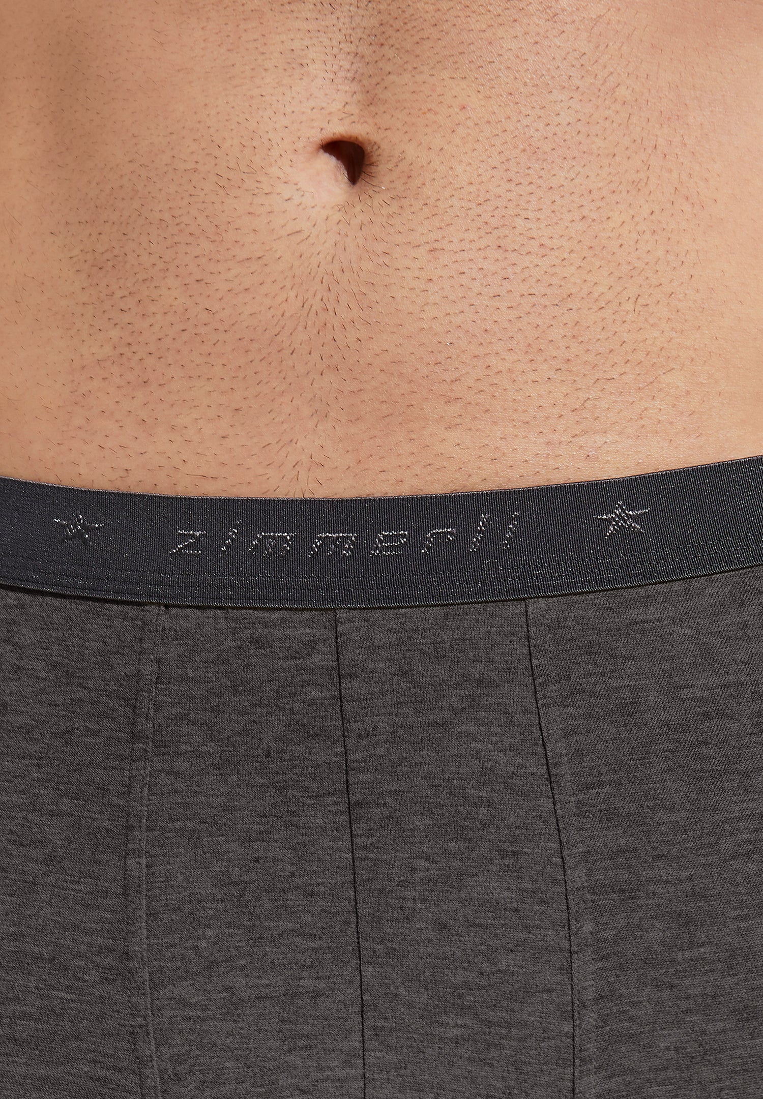 Lange Unterhose aus Kaschmir x Baumwolle - espresso - Image 4