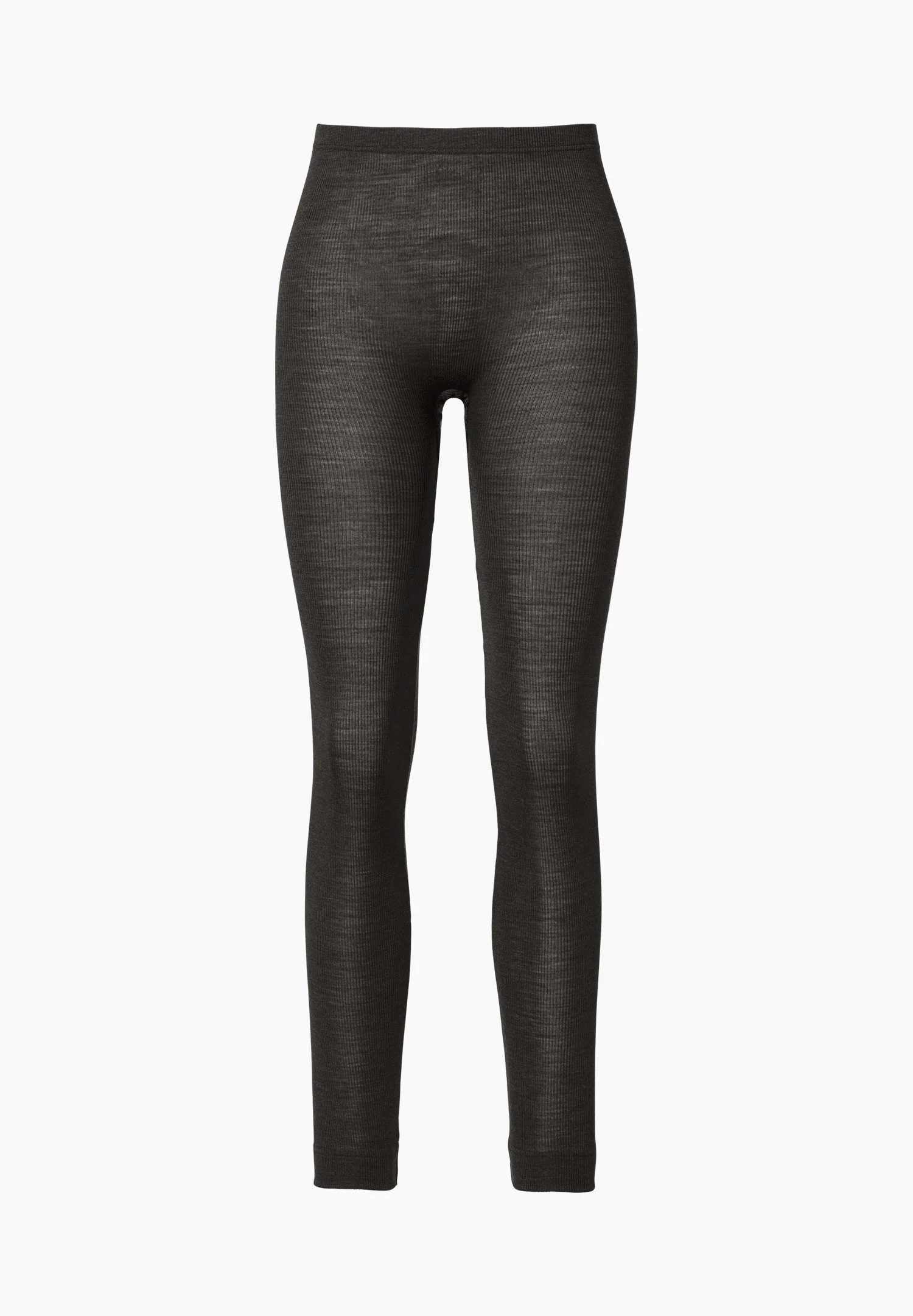 Wool & Silk | Leggings - black olive - Image 2