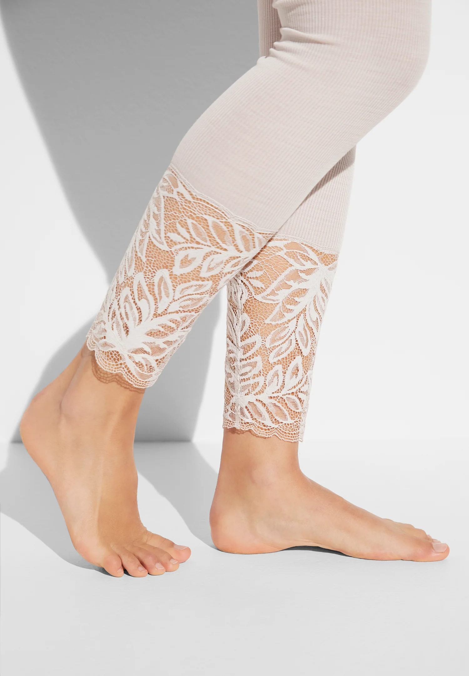 Wool & Silk | Leggings - dove - Image 3