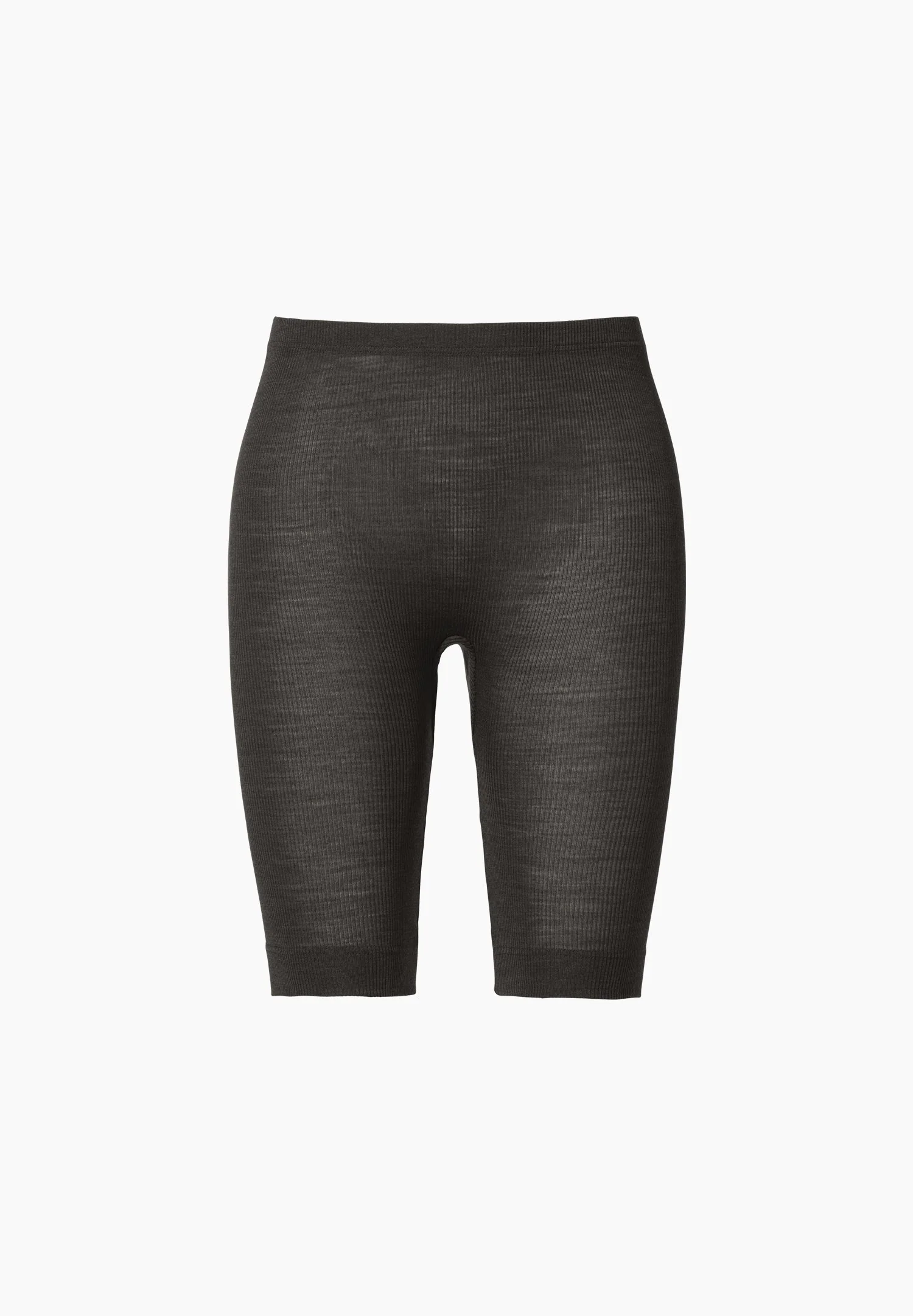 Wool & Silk | Shorts - black olive - Image 2