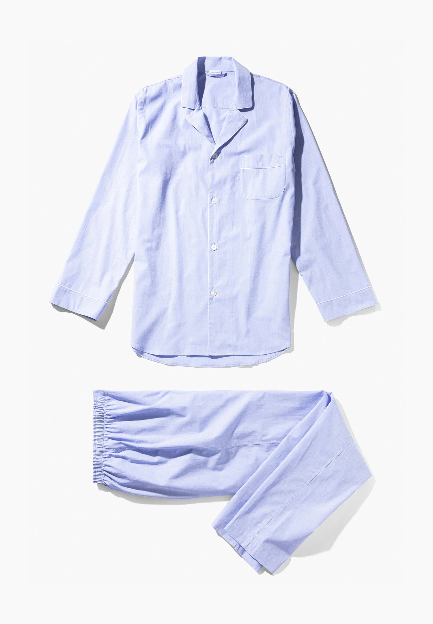 Woven Nightwear | Pyjama lang - light blue - Image 4